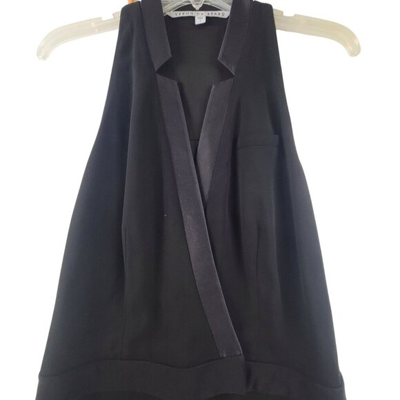 Veronica Beard Women's Sleeveless Iggy Jumpsuit Black Size 4 - Picture 4 of 9